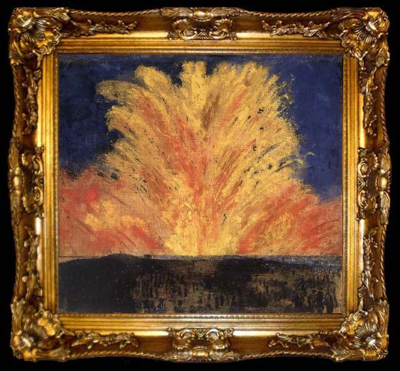 framed  James Ensor Fireworks, ta009-2
